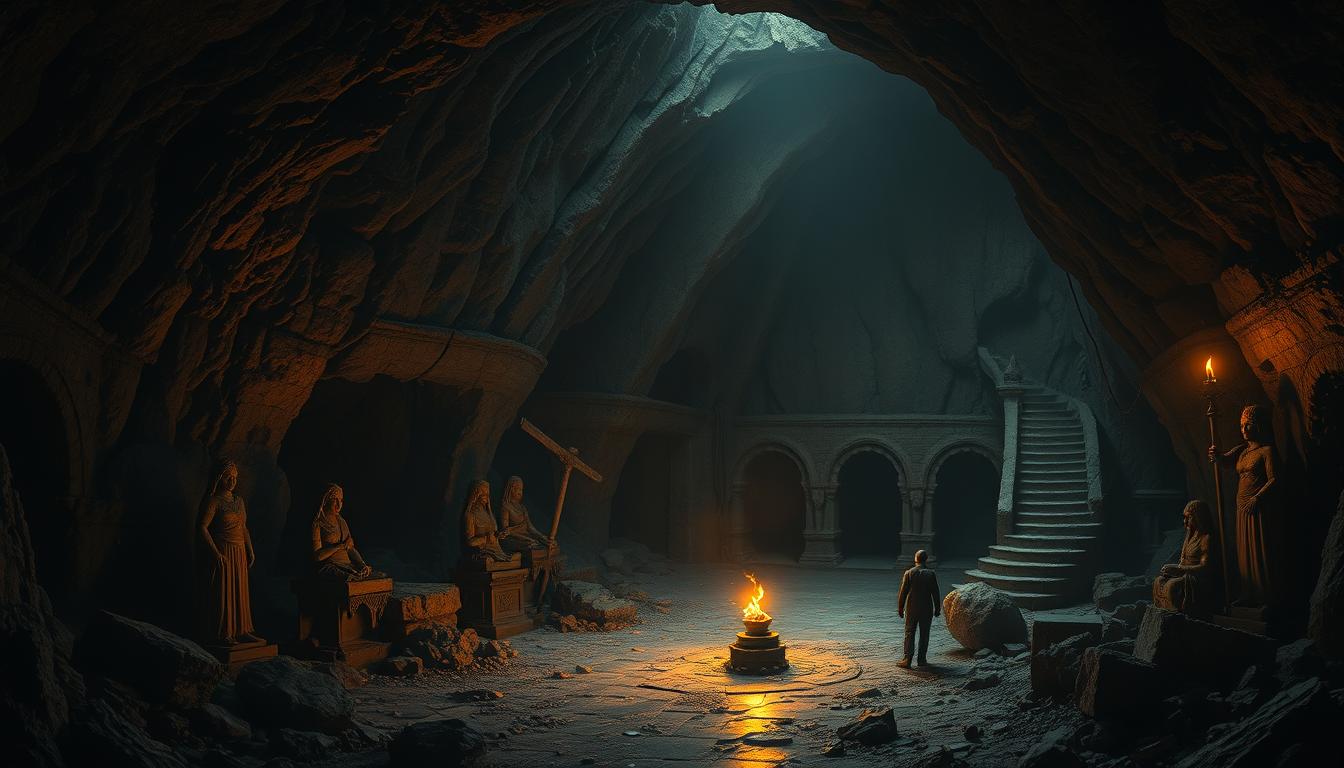 Khojir Caves darkness