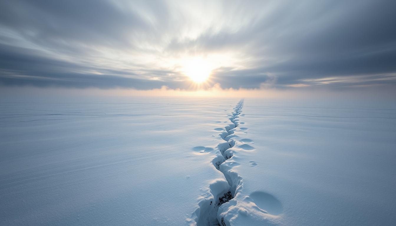 Yamal Peninsula footsteps